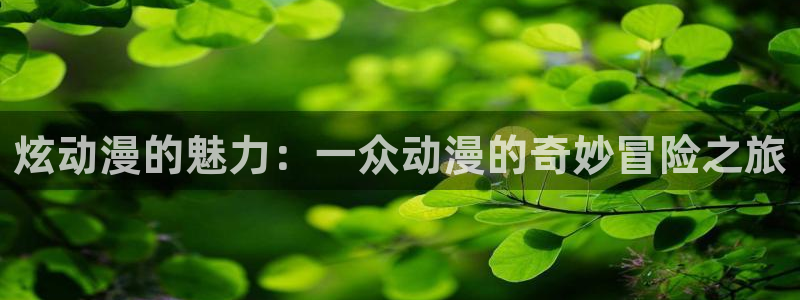 哈哩哈哩免费观看电视剧：炫动漫的魅力：一众动漫的奇妙冒险之旅